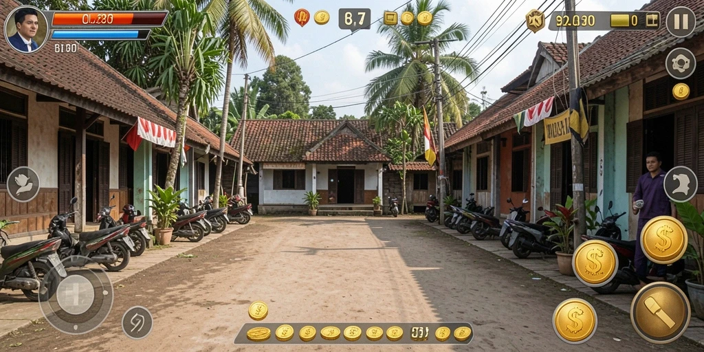 Tampilan grafis yang memukau dan penuh warna.