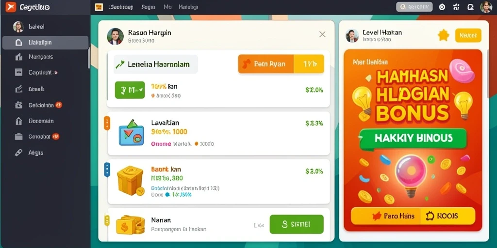 Tampilan awal yang menawan dan mudah dipahami.