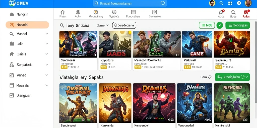 Tampilan utama aplikasi dengan fitur menarik.