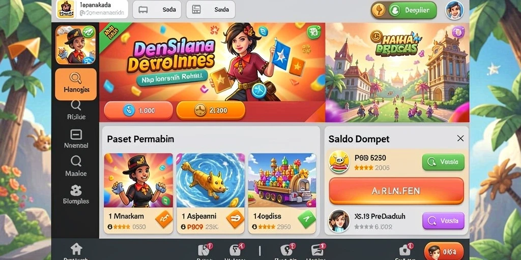 Tampilan antarmuka yang menarik dan mudah digunakan.
