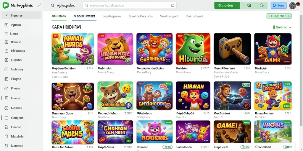 Screenshot menampilkan tema petualangan yang menarik.