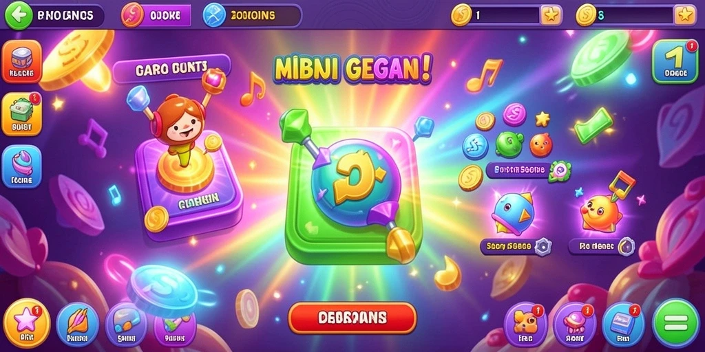 Tampilan awal yang memikat dengan navigasi sederhana.