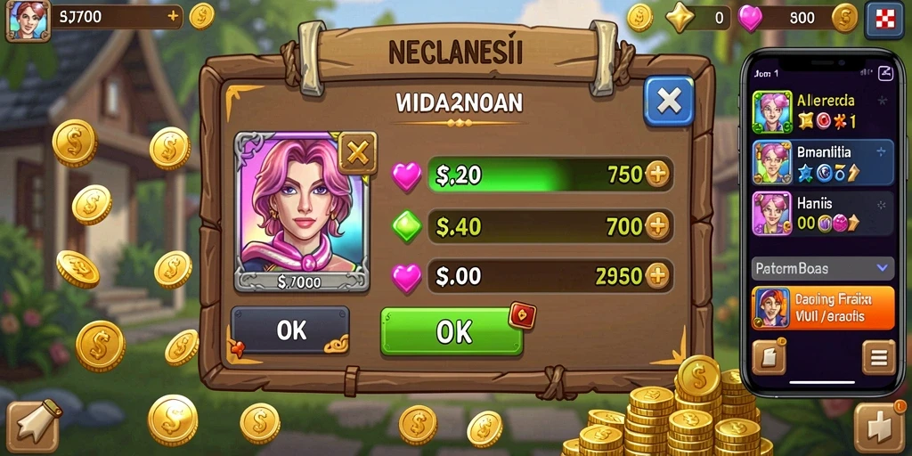 Screenshot menunjukkan level baru yang menarik.