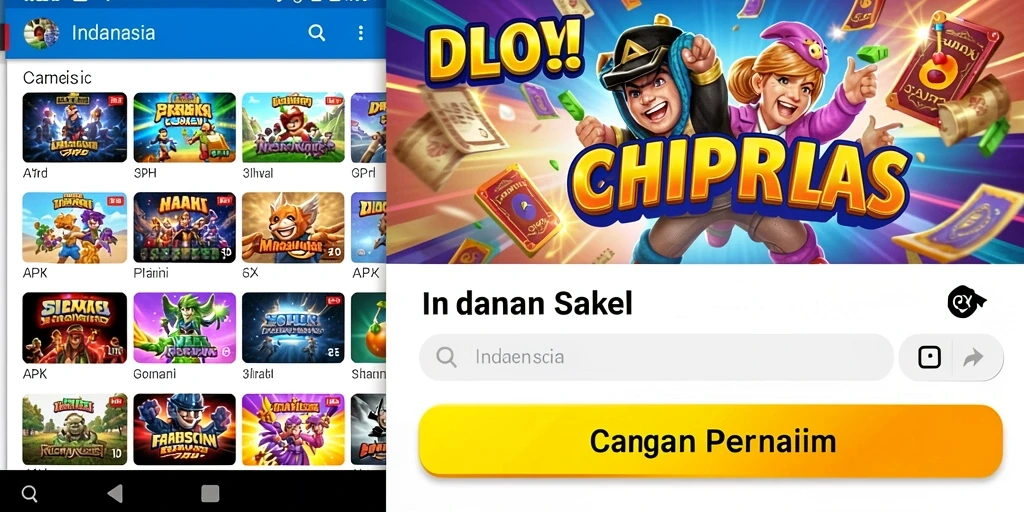 Tampilan awal game RPOK yang menarik.
