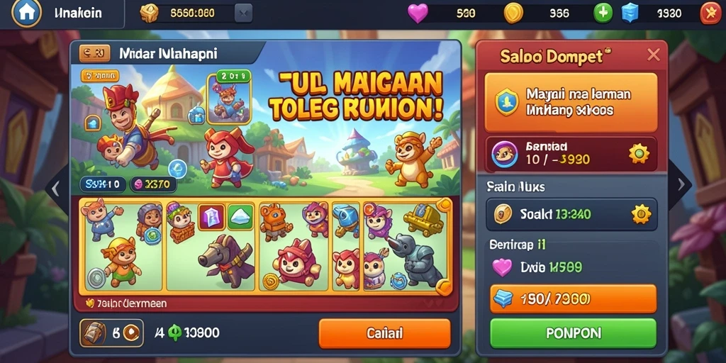 Tampilan antarmuka yang intuitif dan user-friendly.