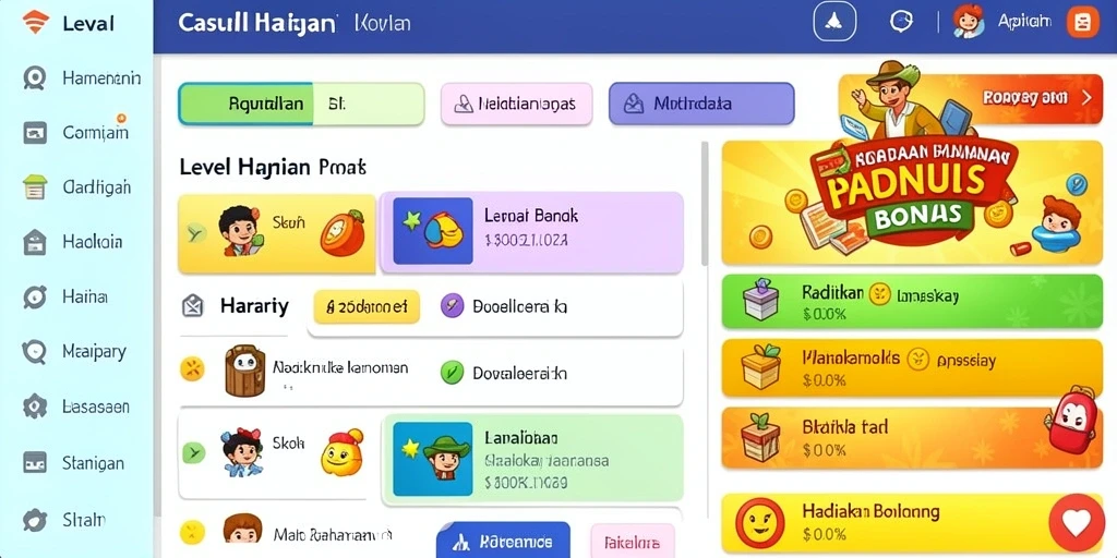 Gambaran antarmuka pengguna yang intuitif.