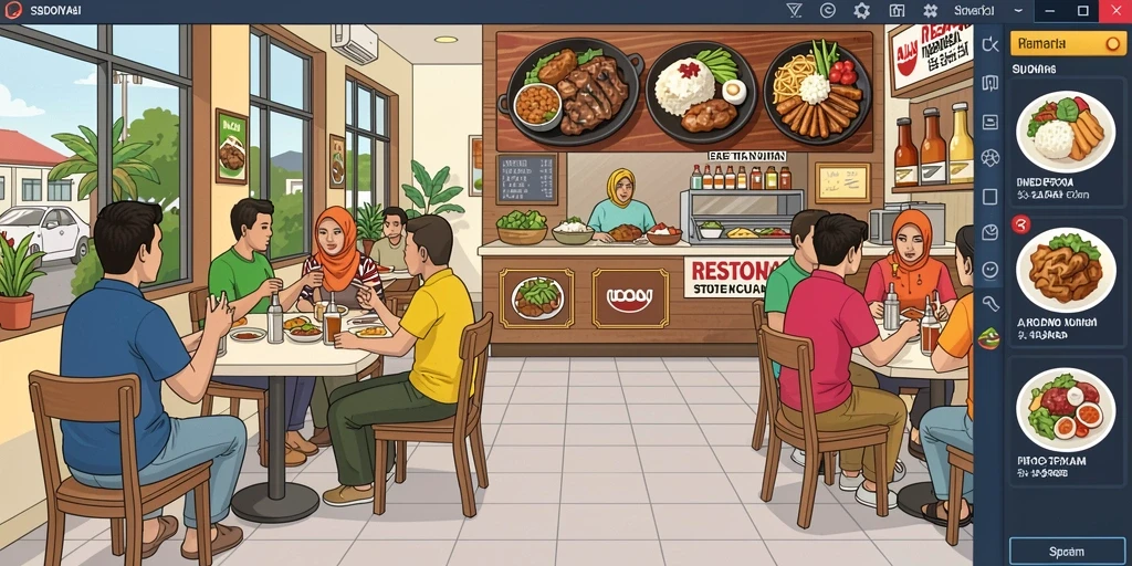 Tampilan antarmuka yang ramah pengguna.