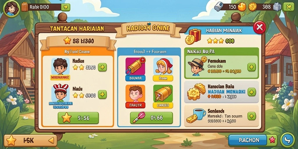 Tampilan antarmuka yang user-friendly dan menarik.