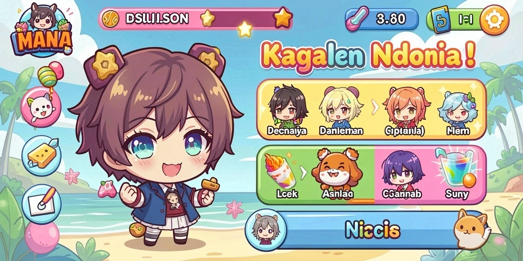 Tampilan awal game VALIR4D yang menarik.