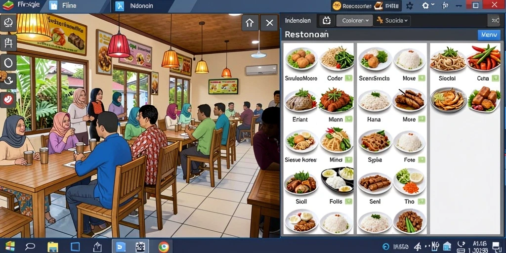 Tampilan antarmuka yang ramah pengguna.